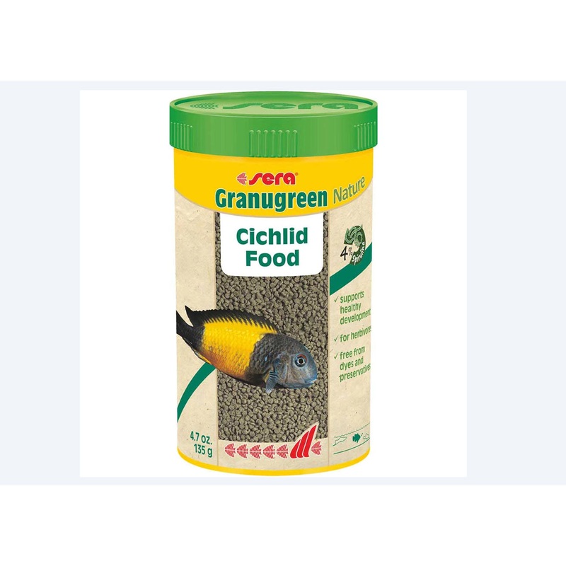Sera Granugreen cichlid pellets