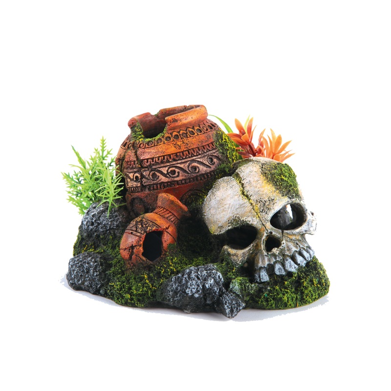 Kazoo Skull With Plants & Air
