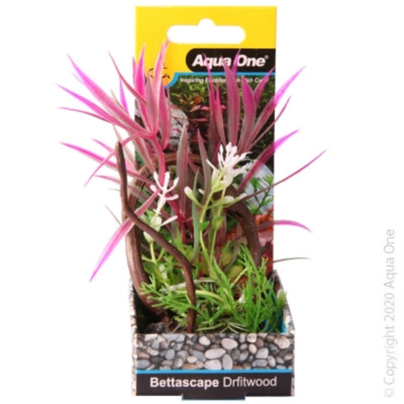 Bettascape Spider Leaves On Driftwood Pink