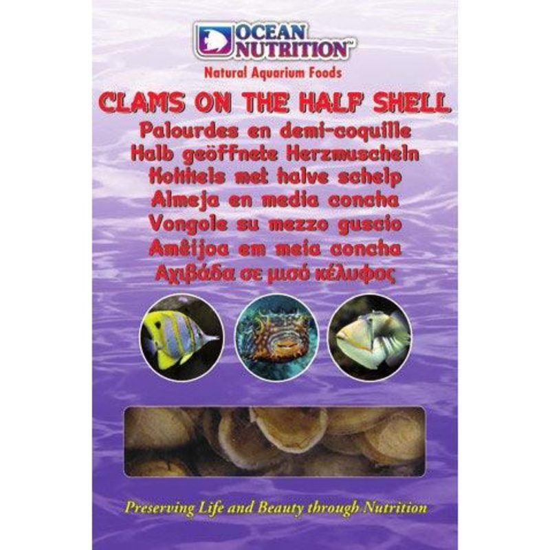 Ocean Nutrition Frozen Clams The Half Shell