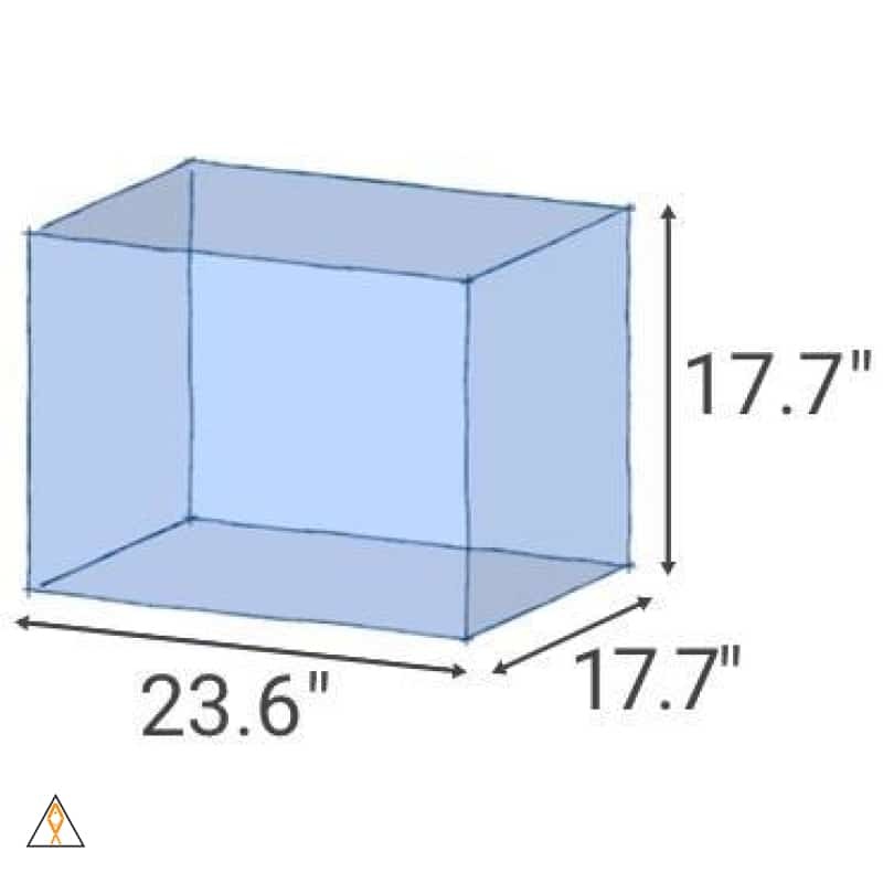 ADA 60-H(45) (32 GAL) Rimless Low-Iron Cube Garden Aquarium - Aqua Design Amano