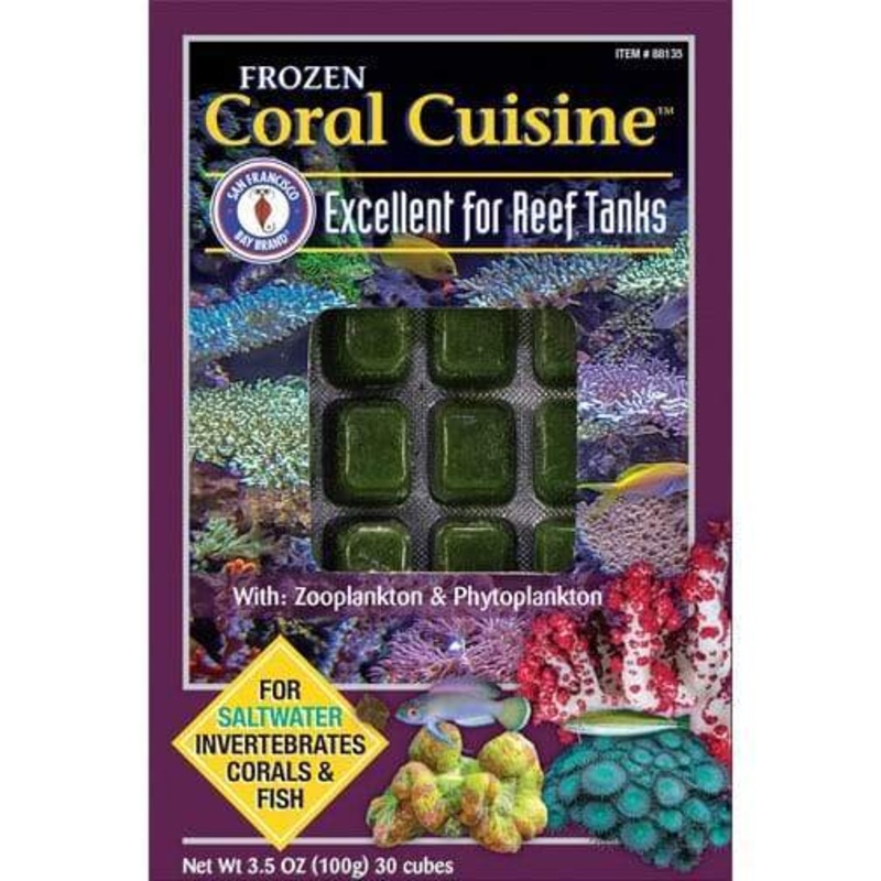 Frozen Fish Food Coral Cuisine - San Francisco Bay Brand