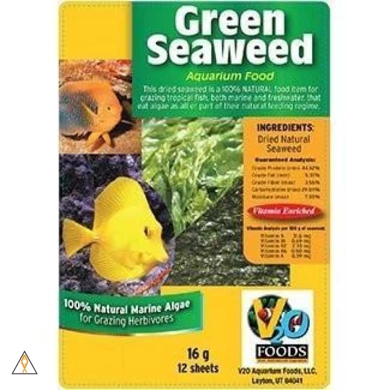 Green Seaweed - V2O Aquarium Foods