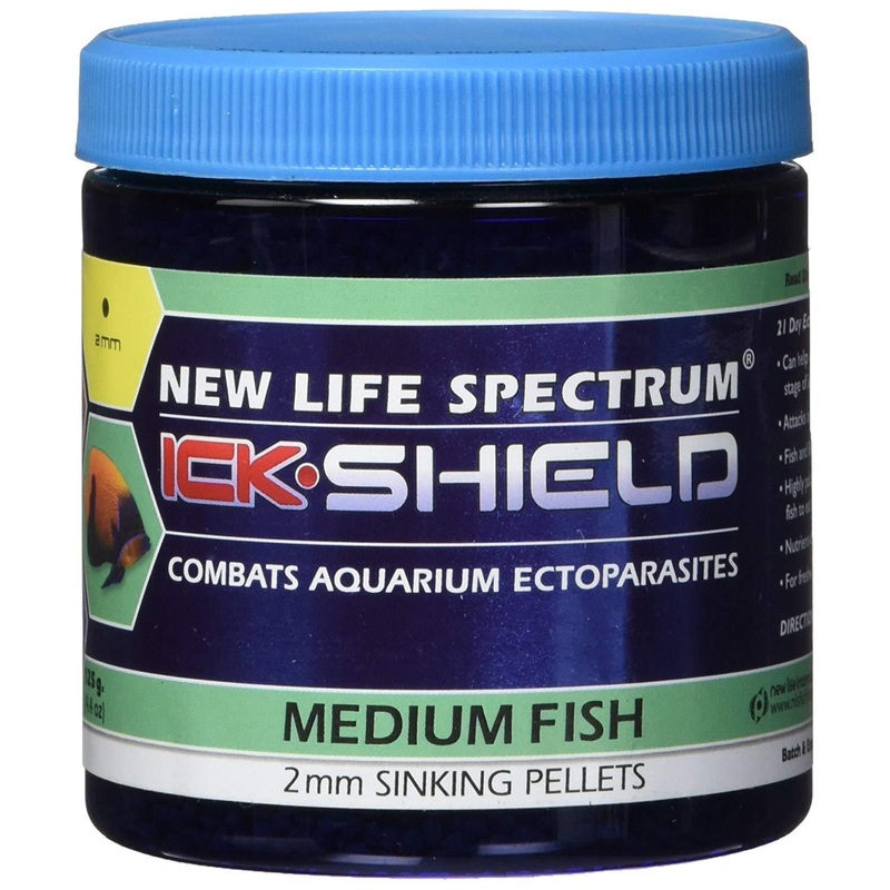 ICK SHIELD Ectoparasite Combatant 2mm Sinking Pellets - New Life Spectrum