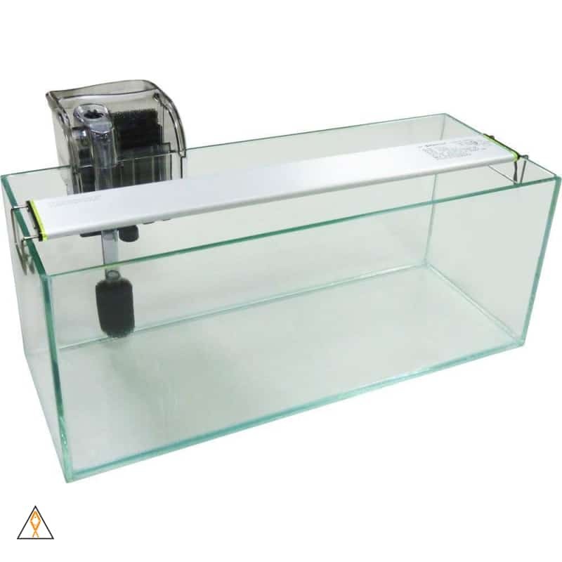 Serene (6 GAL) 45 Low-Iron Rimless Aquarium - Hydra
