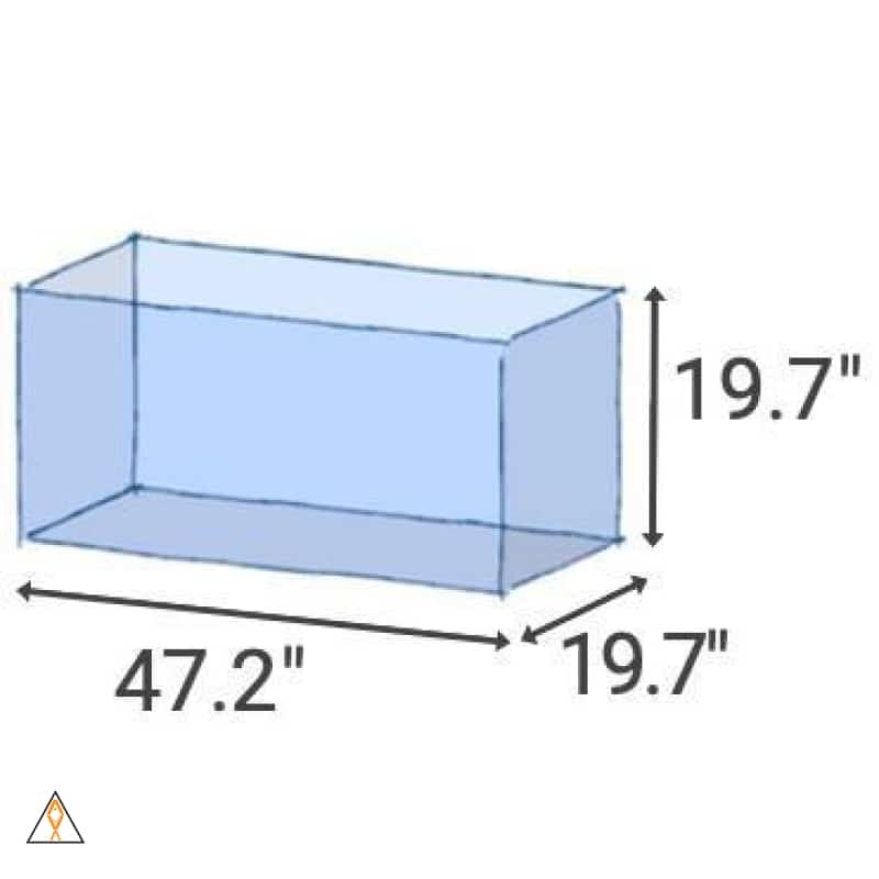 ADA 120-P (80 GAL) Rimless Low-Iron Cube Garden Aquarium - Aqua Design Amano