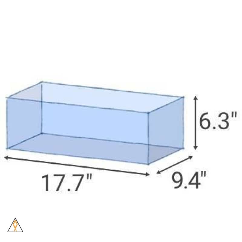 ADA 45-F (4.6 GAL) Rimless Low-Iron Cube Garden Aquarium - Aqua Design Amano