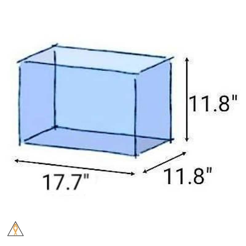 Chic (11.4 GAL) 45 Low-Iron Rimless Aquarium - Hydra