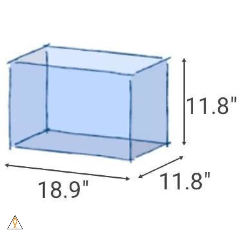 Chic (11.4 GAL) Rimless Glass Aquarium - Mr. Aqua