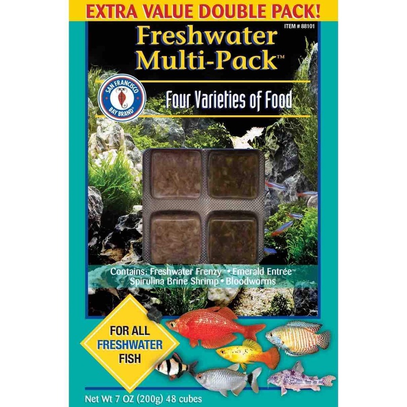 Frozen Fish Food Freshwater Multipack - San Francisco Bay Brand
