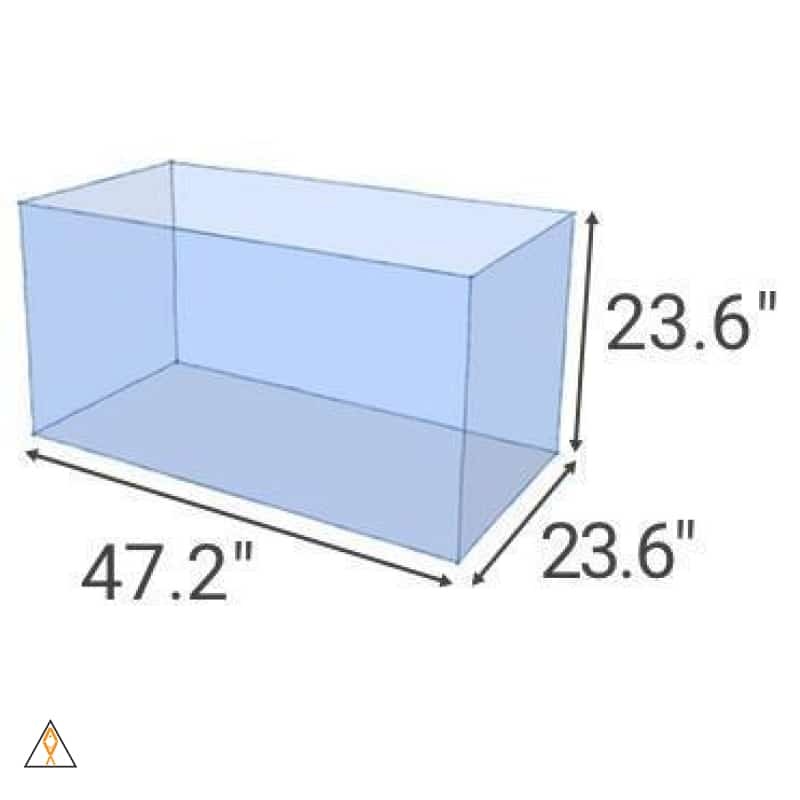 UNS 120U Ultra Clear Rimless Aquarium (114 GAL) - Ultum Nature Systems