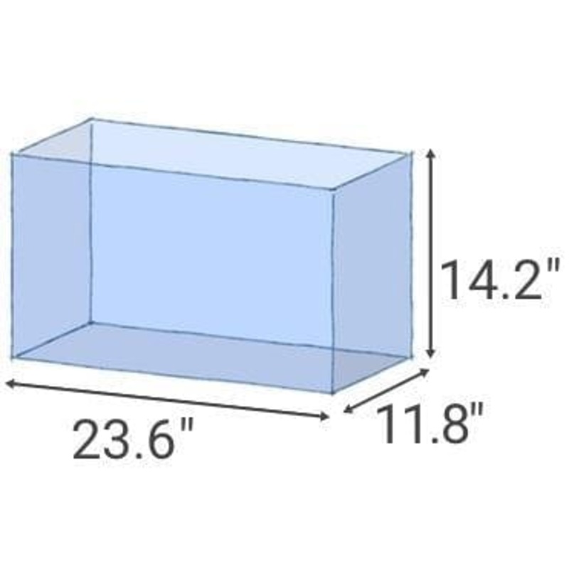 Luminous (17 GAL) Rimless Glass Aquarium - Mr. Aqua