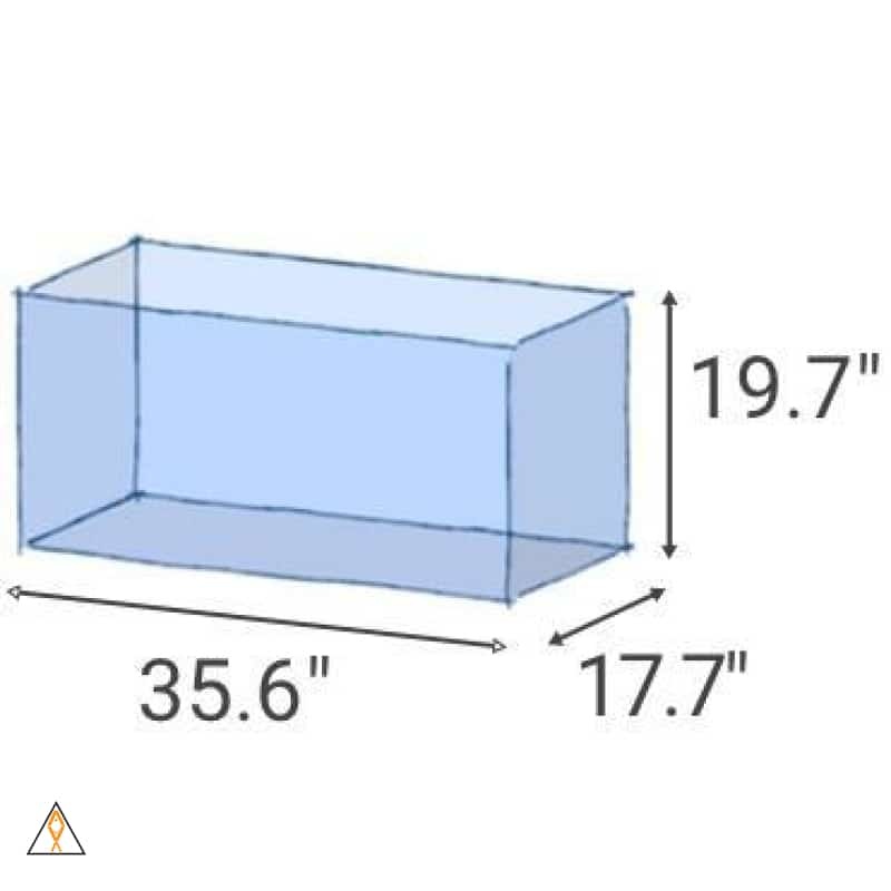 Radiant (53.4 GAL) Rimless Glass Aquarium - Mr. Aqua