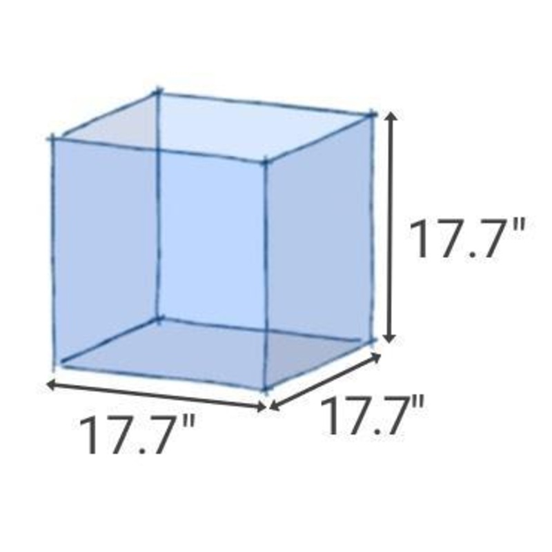 ADA 45-C (22.5 GAL) Rimless Low-Iron Cube Garden Aquarium - Aqua Design Amano