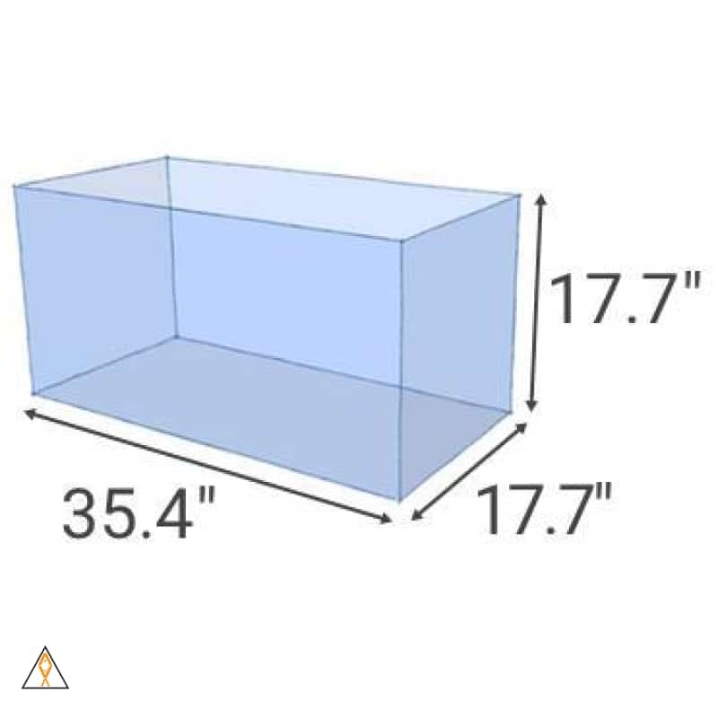 UNS 90P Ultra Clear Rimless Aquarium (48 GAL) - Ultum Nature Systems
