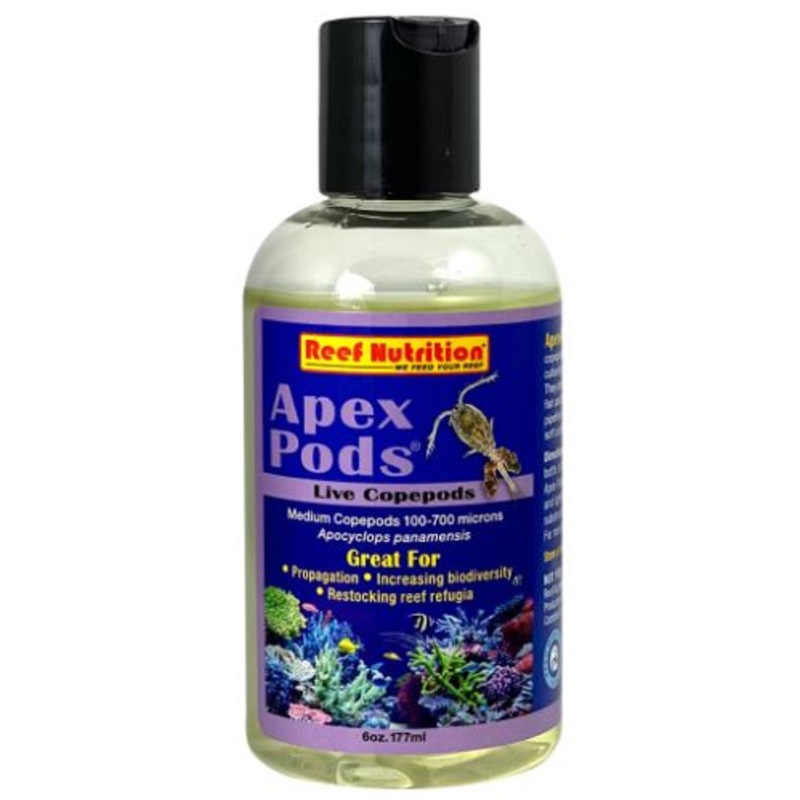 Apex Pods Live Copepods - Reef Nutrition