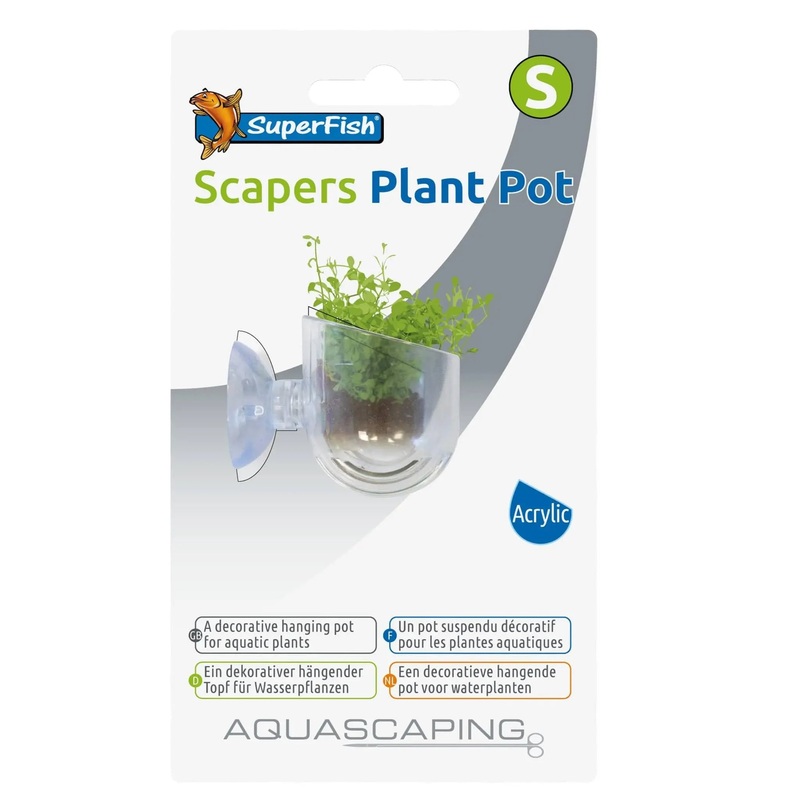 Superfish Scapers Plant Pot - Small