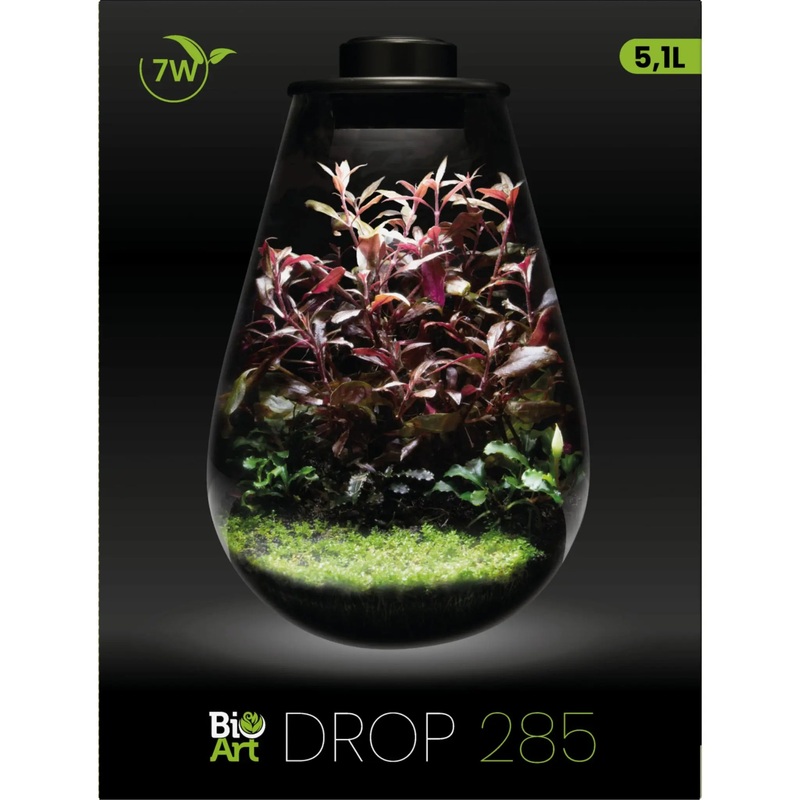 BioArt Drop 285 Terrarium - Black