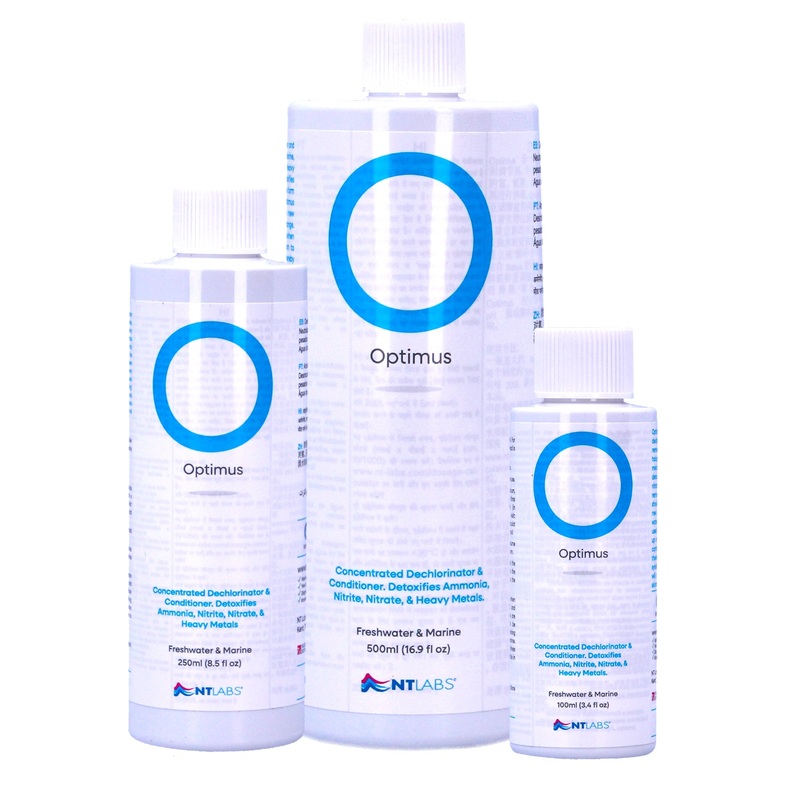 NT Labs Optimus Fresh and Marine Water Conditioner Dechlorinator Ammonia Remover