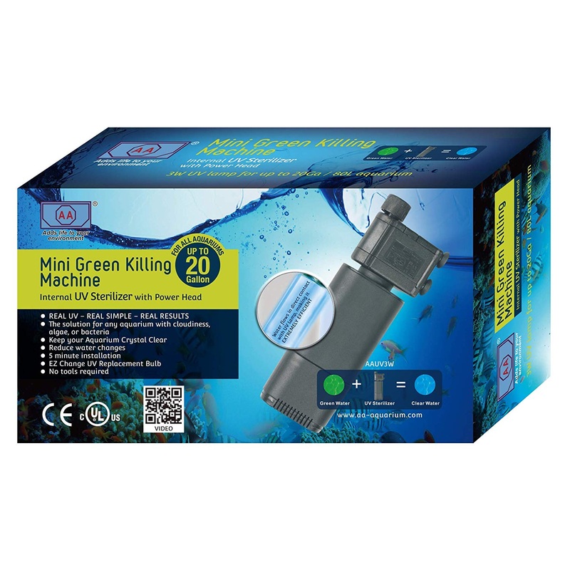 AA Mini 3w Green Killing Machine UV Sterilizer