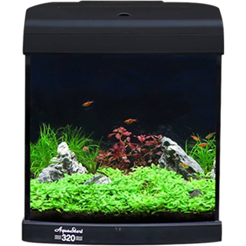 Aqua One 320 AquaStart 28L Glass Aquarium Gloss Black
