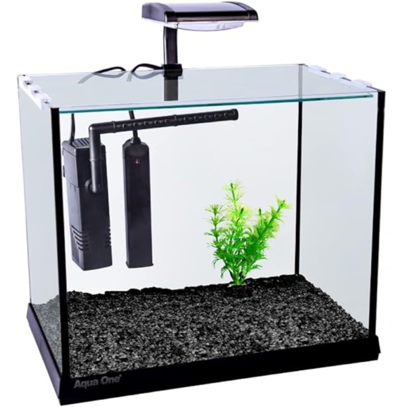 Aqua One Betta Oasis Glass Aquarium Complete Starter Kit