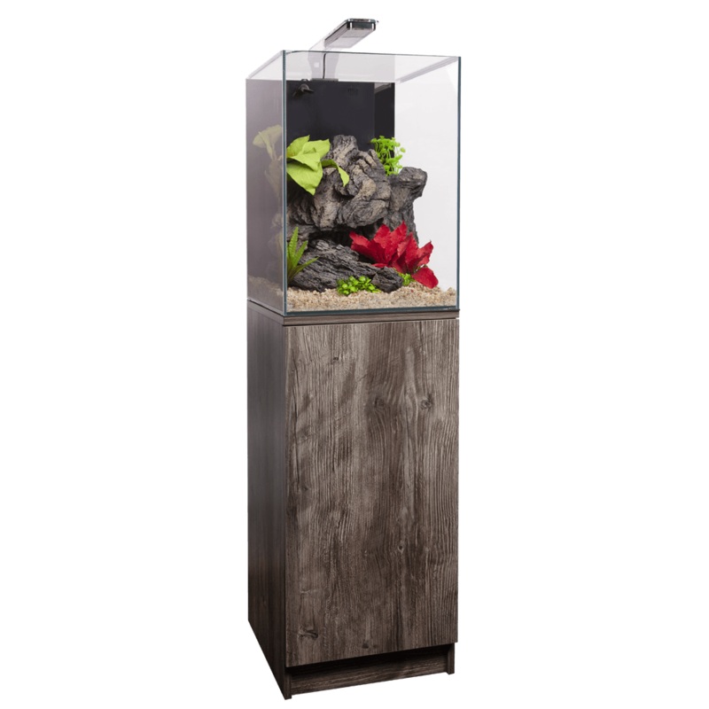 Aqua One Dynamic 55 Litre Aquarium & Arizona Grey Oak Cabinet