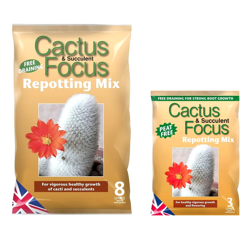 Growth Technology Cactus & Succulent Focus Repotting Mix Peat Free