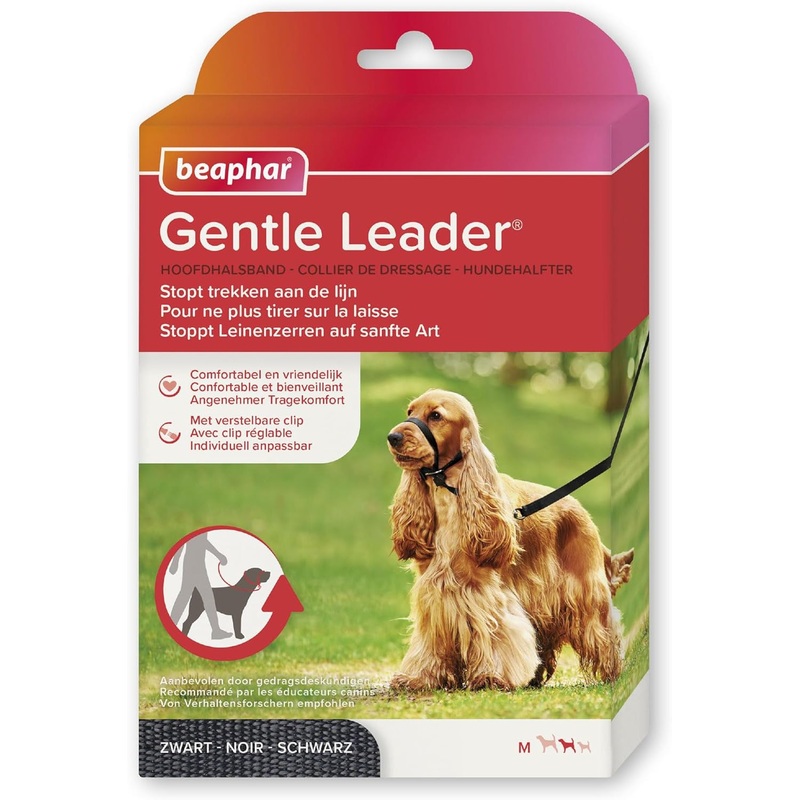 Beaphar Gentle Leader  Black, Medium