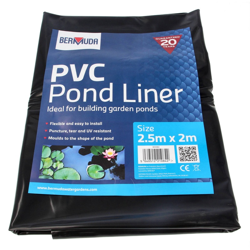 Bermuda PVC Pond Liner 2.5m x 2m