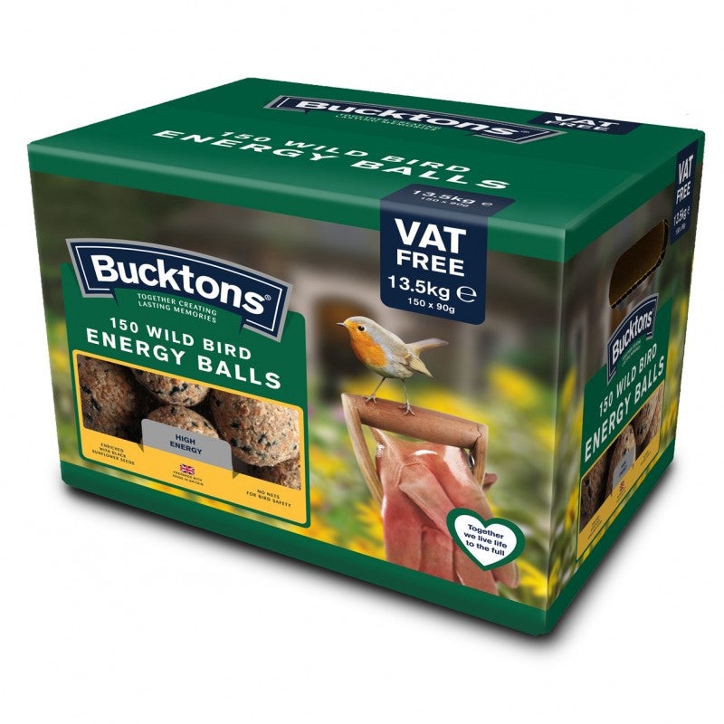 Bucktons 150 Wild Bird Energy Balls 13.5kg