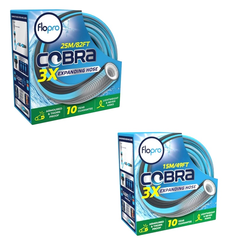 FloPro Cobra Expanding Hose Sets 15m and 25m