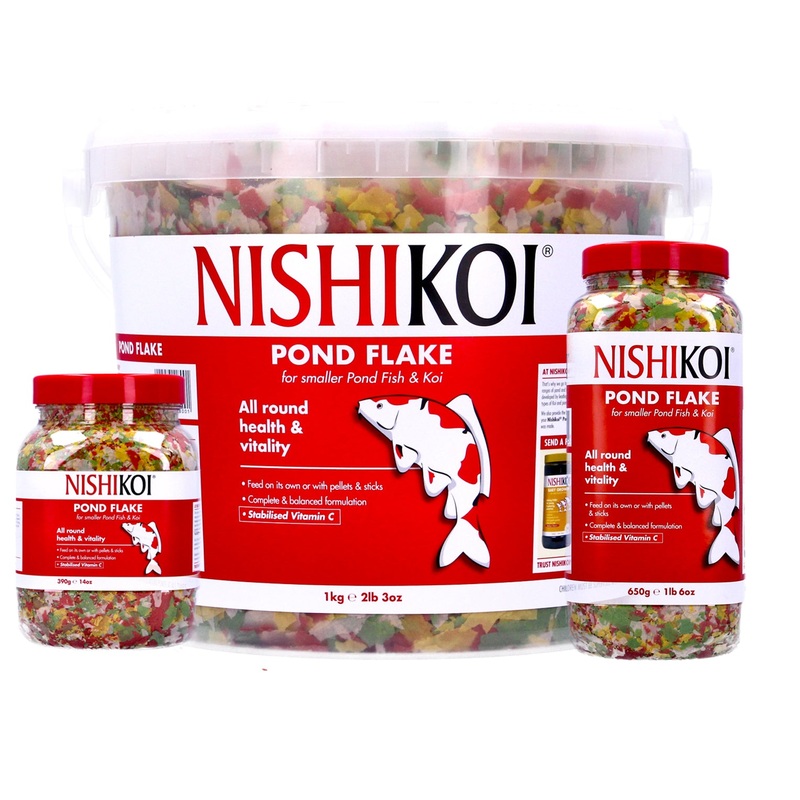 Nishikoi Floating Pond Flakes - all sizes