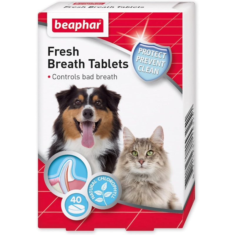 Beaphar Fresh Breath 40 Tablets for Cat & Dogs