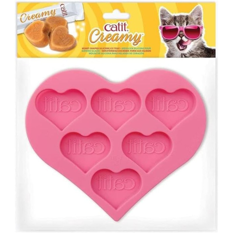 Catit Creamy Heart-Shaped Ice Tray