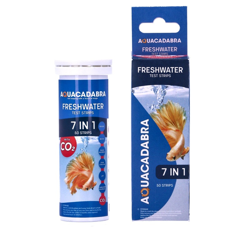 Aquarium 7 in 1 Nitrate Ph Nitrite 50 Test Strips