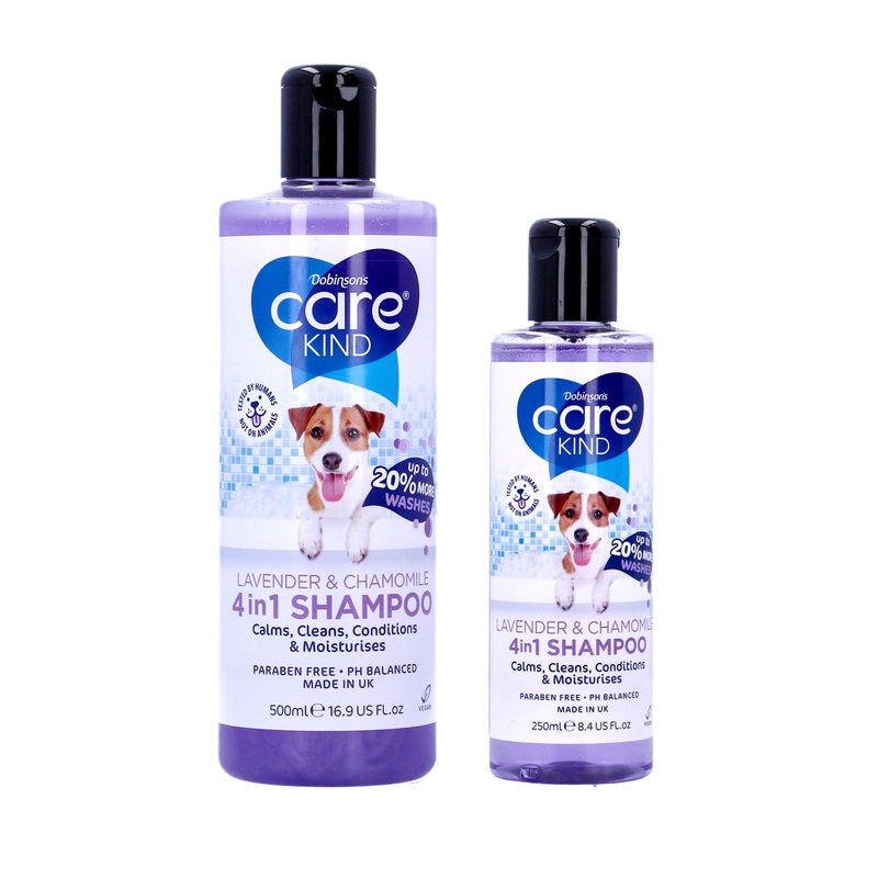 Carekind 4 in 1 Dog Vegan Lavender Puppy Chamomile Shampoo 250ml/500ml