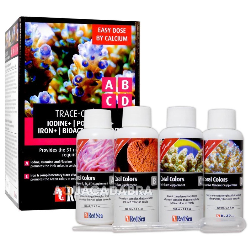 Red Sea Coral Colours 4 x 100ml Complete Set - R22040