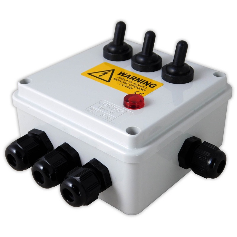 Garden 3-Way Switch Electrical Box