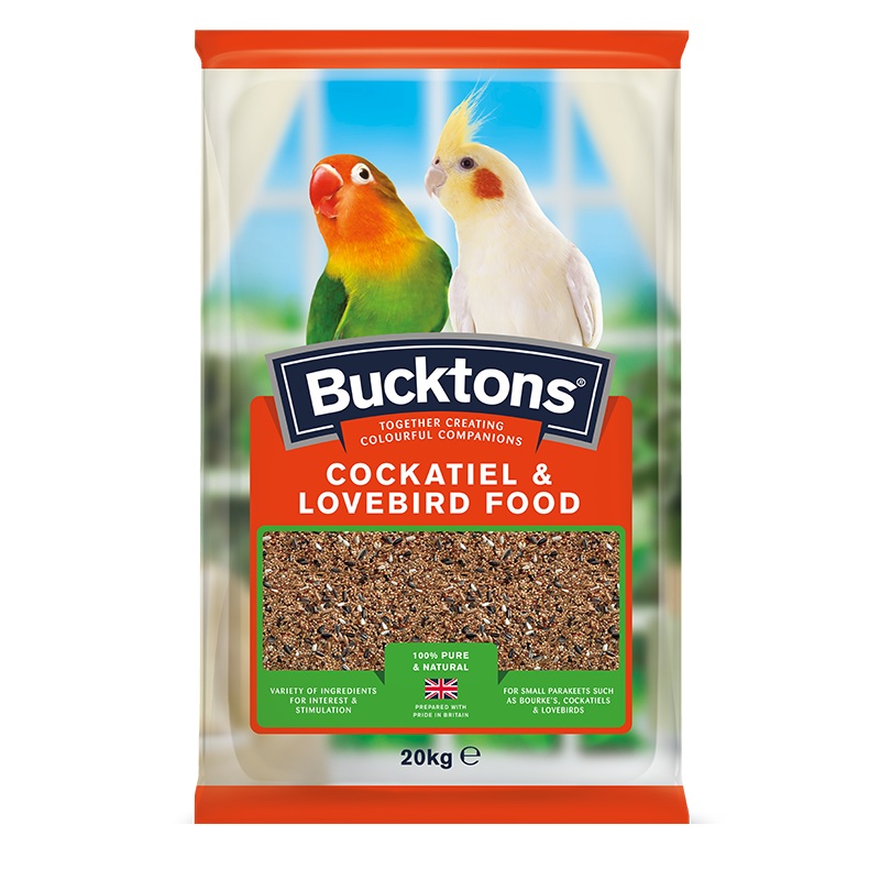 Bucktons Cockatiel & Lovebird 20kg