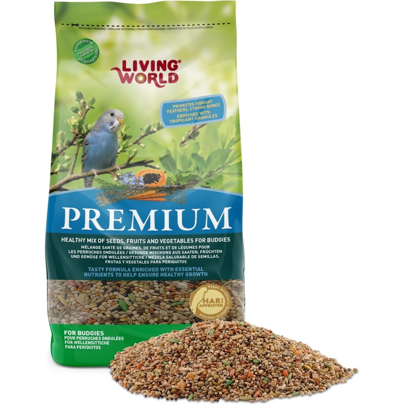 Living World Premium Food for Budgies 908g
