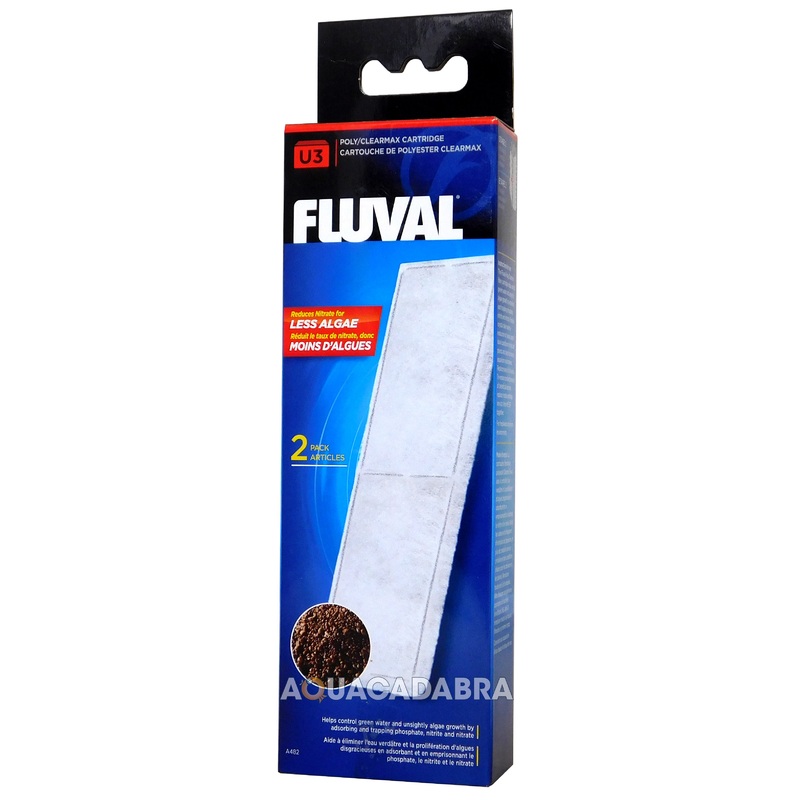 Fluval U3 Poly/Carbon Cartridge (x 2) - A491