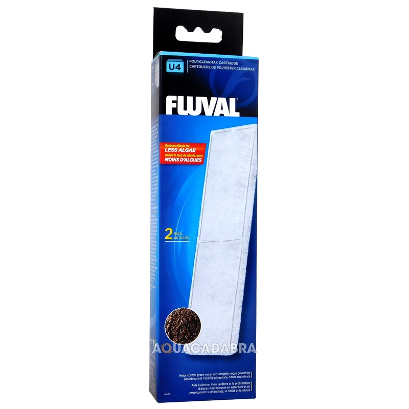 Fluval U4 Poly/Carbon Cartridge (x 2) - A492