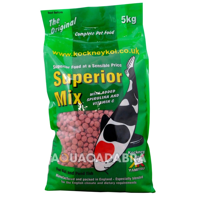 Kockney Koi Superior Mix Food 16mm Pellets - 5kg Bag