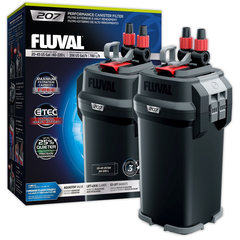 Fluval 207 External Aquarium Fish Tank Canister Filter