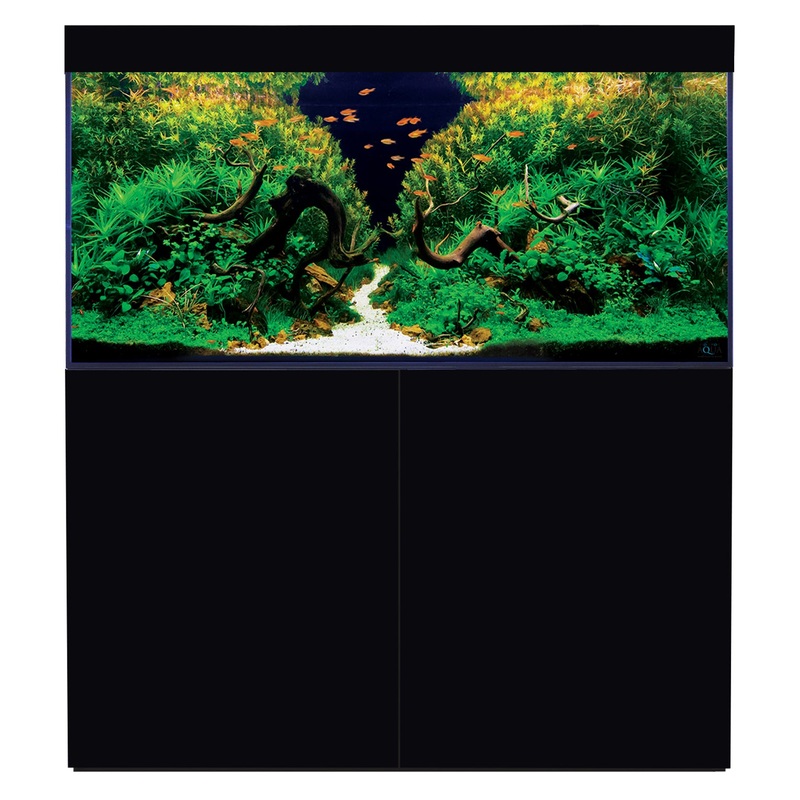 D-D Aqua-Pro Freshwater 1200 Tank & Cabinet (Gloss Black)