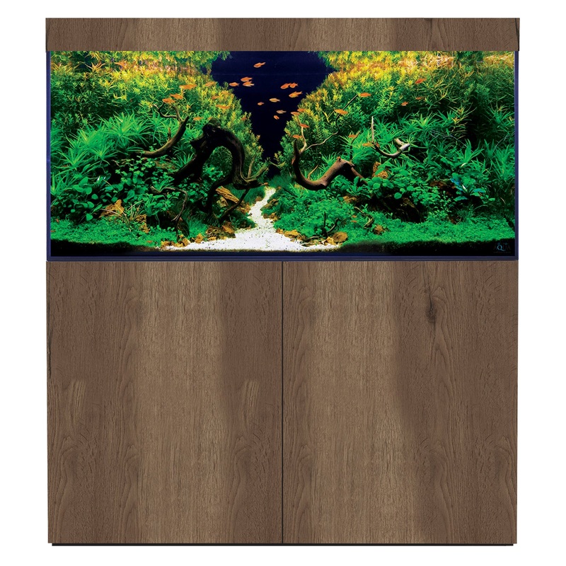 D-D Aqua-Pro Freshwater 1200 Tank & Cabinet (Tobacco Oak)