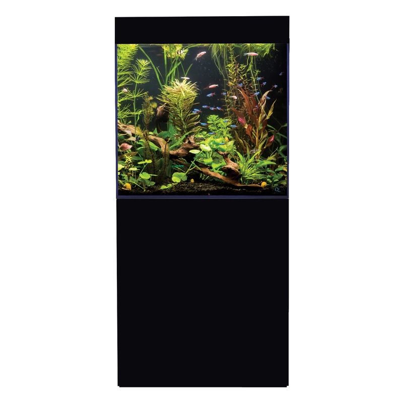 D-D Aqua-Pro Freshwater 600 CUBE Tank & Cabinet (Gloss Black)