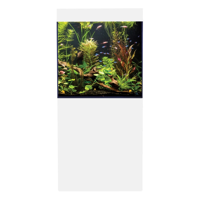 D-D Aqua-Pro Freshwater 600 CUBE Tank & Cabinet (Gloss White)