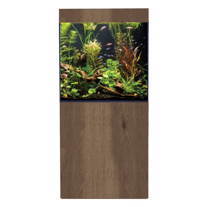 D-D Aqua-Pro Freshwater 600 CUBE Tank & Cabinet (Tobacco Oak)